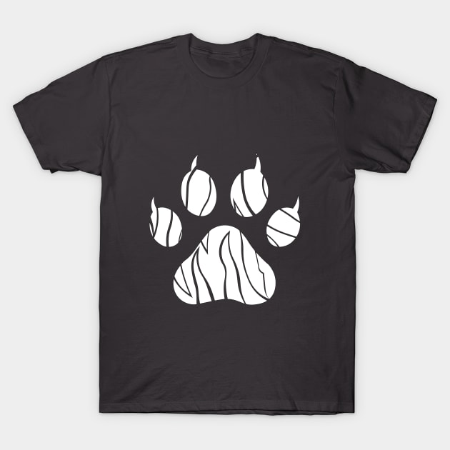 Sabretooth tiger logo T-Shirt by The 7 Winged Wolves